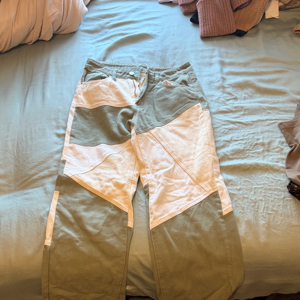 Two-Tone Cargo Pants